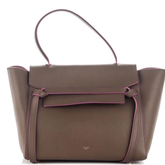 Rare Celine Camel and Pink Trim Belt Bag - Picture 4 of 8